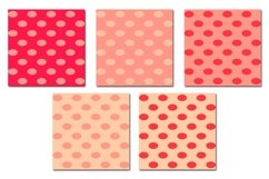 Retro Dot Octagon Oval Seamless Pattern Product Image 5