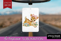 Retro Easter Air Freshener PNG - Cute Animal PNG Sublimation Product Image 1