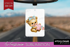 Retro Easter Air Freshener PNG - Cute Animal PNG Sublimation Product Image 1
