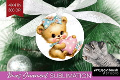 Retro Easter Ornament PNG - Cute Animal PNG Sublimation Product Image 1