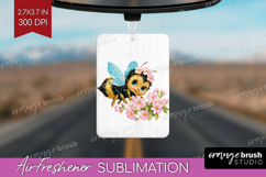 Retro Easter Air Freshener PNG - Cute Animal PNG Sublimation Product Image 1