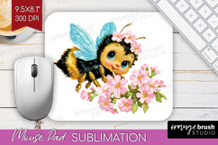 Retro Easter Mouse Pad Sublimation - Cute Animal Mousepad Product Image 1