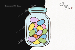 Retro Easter Clipart | Easter PNG Product Image 2