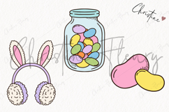 Retro Easter Clipart | Easter PNG Product Image 3