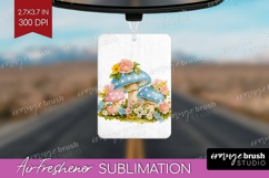 Retro Easter Air Freshener PNG - Cute Animal PNG Sublimation Product Image 1