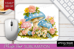 Retro Easter Mouse Pad Sublimation - Cute Animal Mousepad Product Image 1