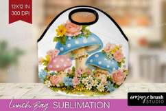 Retro Easter Lunch Bag - Cute Animal Lunch Bug PNG Product Image 1