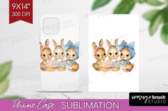 Retro Easter Phone Case PNG - Cute Animal Case PNG Product Image 1