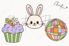 Retro Easter Clipart | Easter PNG Product Image 3