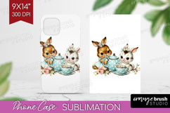 Retro Easter Phone Case PNG - Cute Animal Case PNG Product Image 1