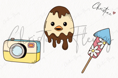 Retro Easter Clipart | Easter PNG Product Image 3