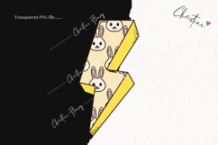 Retro Easter Clipart | Easter PNG Product Image 2