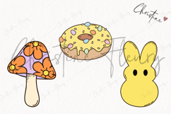 Retro Easter Clipart | Easter PNG Product Image 3