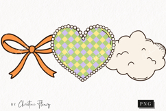 Retro Easter Clipart | Easter PNG Product Image 1