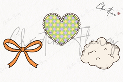 Retro Easter Clipart | Easter PNG Product Image 3