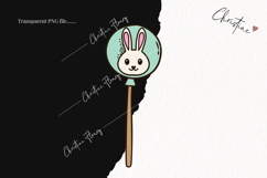 Retro Easter Clipart | Easter PNG Product Image 2