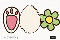 Retro Easter Clipart | Easter PNG Product Image 1