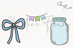 Retro Easter Clipart | Easter PNG Product Image 3