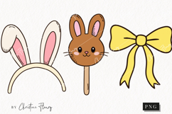 Retro Easter Clipart | Easter PNG Product Image 1