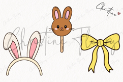 Retro Easter Clipart | Easter PNG Product Image 3