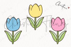 Retro Easter Clipart | Easter PNG Product Image 3