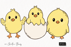 Retro Easter Clipart | Easter PNG Product Image 1