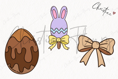 Retro Easter Clipart | Easter PNG Product Image 3