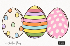 Retro Easter Clipart | Easter PNG Product Image 1