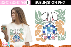 Retro Spring Flowers Sublimation Design