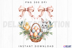 Retro Easter Sublimation PNG Product Image 1