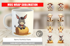 Mug Wrap Retro Faith Farm Product Image 1