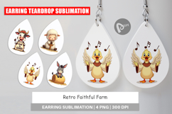 Earring Retro Faith Farm Product Image 1