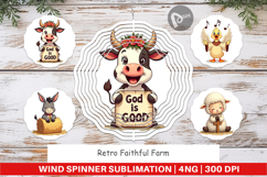 Wind Spinner Retro Faith Farm Product Image 1