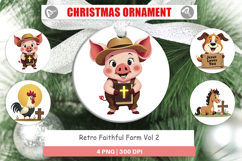Ornament Retro Faith Farm Product Image 1