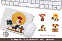 Mouse Pad Retro Faith Farm Product Image 1