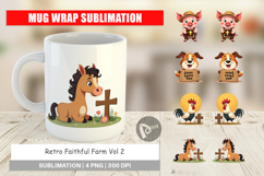 Mug Wrap Retro Faith Farm Product Image 1