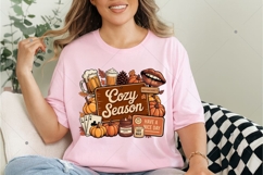 Retro Fall Collage Sublimation PNG, Fall Pumpkin Sublimation Product Image 8