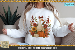 Retro Fall Duck and pumpkins is a professional design that is available at 300dpi PNG to use for Sublimation, iron-on transfer, DTG Printing and normal printing.