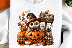 Retro Fall Halloween Thanksgiving Sublimation PNG Product Image 3