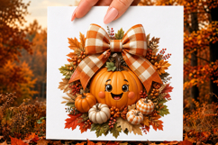 Retro Fall Halloween Thanksgiving Sublimation PNG Product Image 5