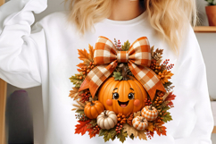 Retro Fall Halloween Thanksgiving Sublimation PNG Product Image 6