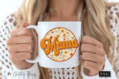 Matching Retro Fall Mama Mini PNG Product Image 2