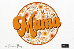 Matching Retro Fall Mama Mini PNG Product Image 5