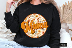Matching Retro Fall Mama Mini PNG Product Image 6