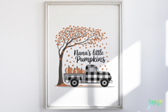 Retro Fall PNG Clipart Bundle Product Image 5