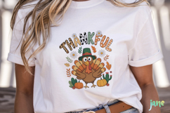 Retro Fall PNG Clipart Bundle Product Image 2