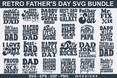 Retro Father's Day SVG Bundle - Father's Day Design Product Image 1
