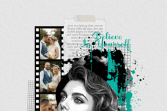 Retro Film Strip &amp; Ink Art Photo Effect Template Product Image 6