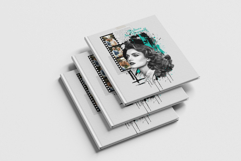 Retro Film Strip &amp; Ink Art Photo Effect Template Product Image 2