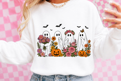 Retro Floral Ghosts PNG Product Image 3